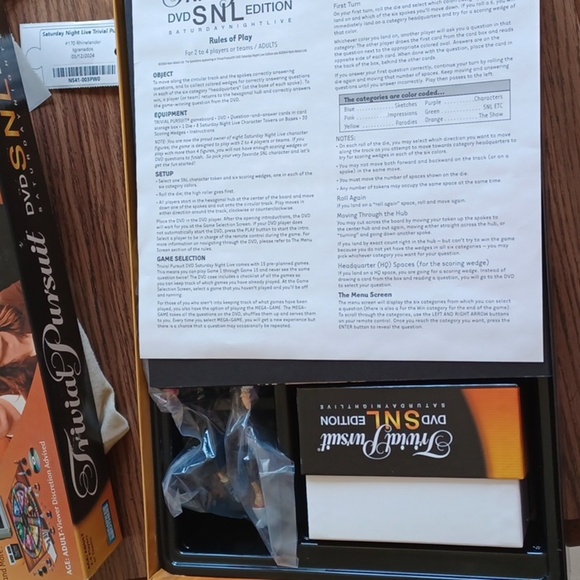 NIB Trivial Pursuit-SNL Saturday Night Live DVD Game, sealed parts - Picture 4 of 6
